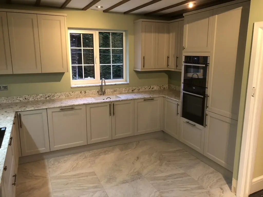 Finished: granite worktops and a heated tiled floor, Hitchin